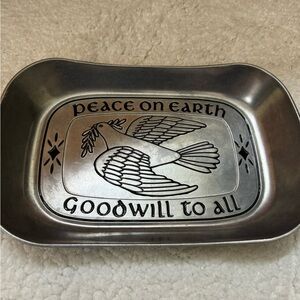 Wilton Armetale Vintage Thanksgiving Holiday Bread Tray